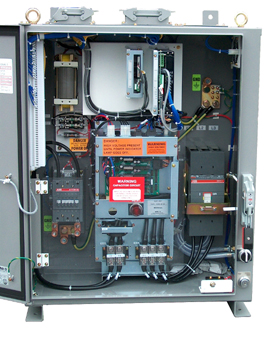 The 5000 Series control shown here has been customized for a large automotive customer. The H81 control has been selected for welding dual phase metals for the production of a new vehicle.